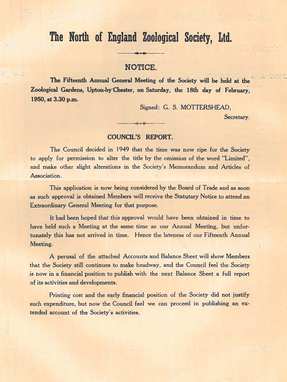 NEZS Annual Report 1948