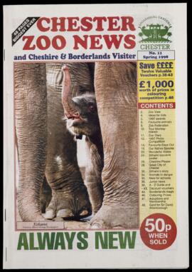 Chester Zoo News No11 1998  (Spring) 