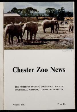 Chester Zoo News Aug 1963 