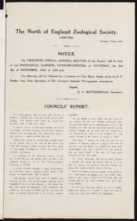 NEZS Annual Report 1945-1946