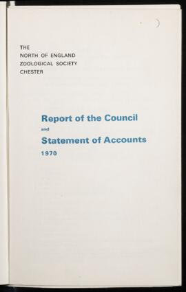NEZS Annual Report 1970