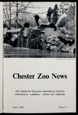 Chester Zoo News Apr 1963 
