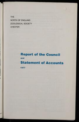 NEZS Annual Report 1977
