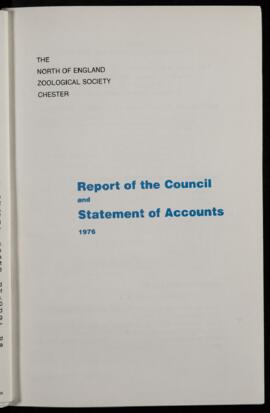 NEZS Annual Report 1976